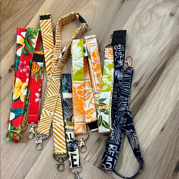 Custom Made Aloha Colorful Patterned Lanyards - Picture 1 of 2